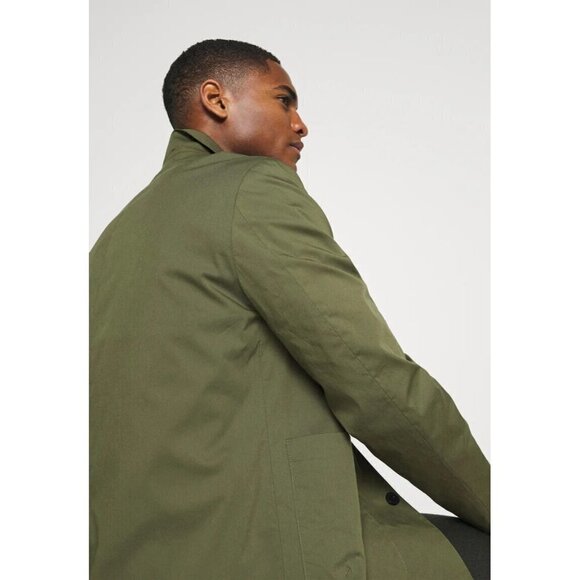 BNWOT Selected Homme Mens Button Green Shirt "Hybrid Blazer" Jacket New - Picture 8 of 8